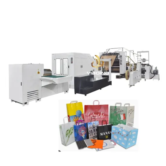 High Speed Fully Automatic Square Bottom Food Sandwich Cookies Chocolate Fast Food Kraft Brown Paper Bag Making Machine Machinery Price Making Paper Bags